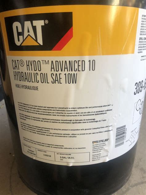 caterpillar hydraulic fluid to use for a cat skid steer|cat 262 skidsteer hydraulic oil.